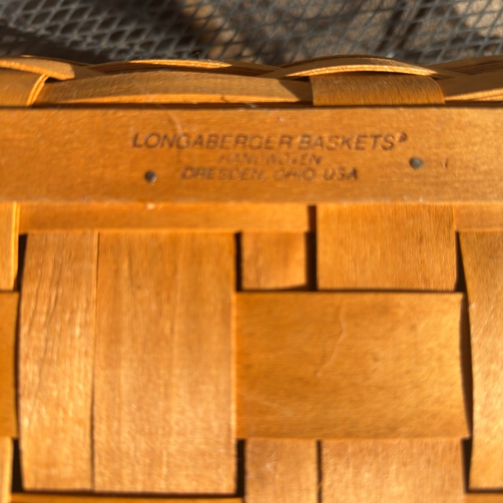 Approved by Yogi Bear-Vintage Longaberger Picnic Basket 1995 - Picture 2 of 14
